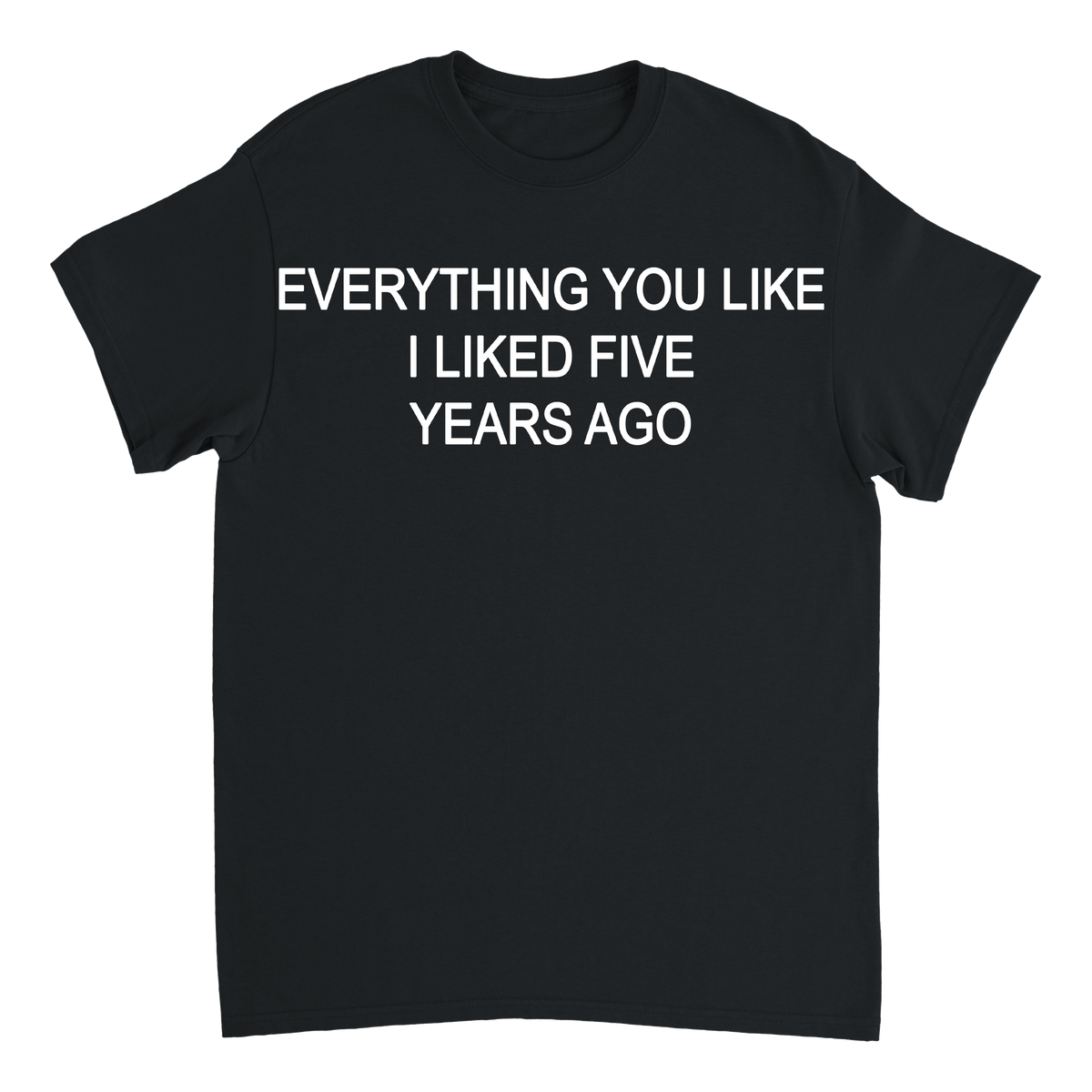 EVERYTHING YOU LIKE I LIKED 5 YEARS AGO T-shirt
